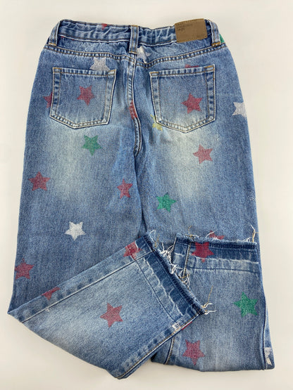 CODE Calças de ganga com estrelas