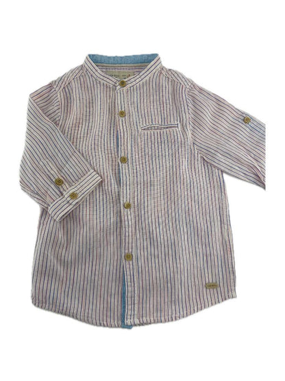 ZARA Camisa túnica de linho