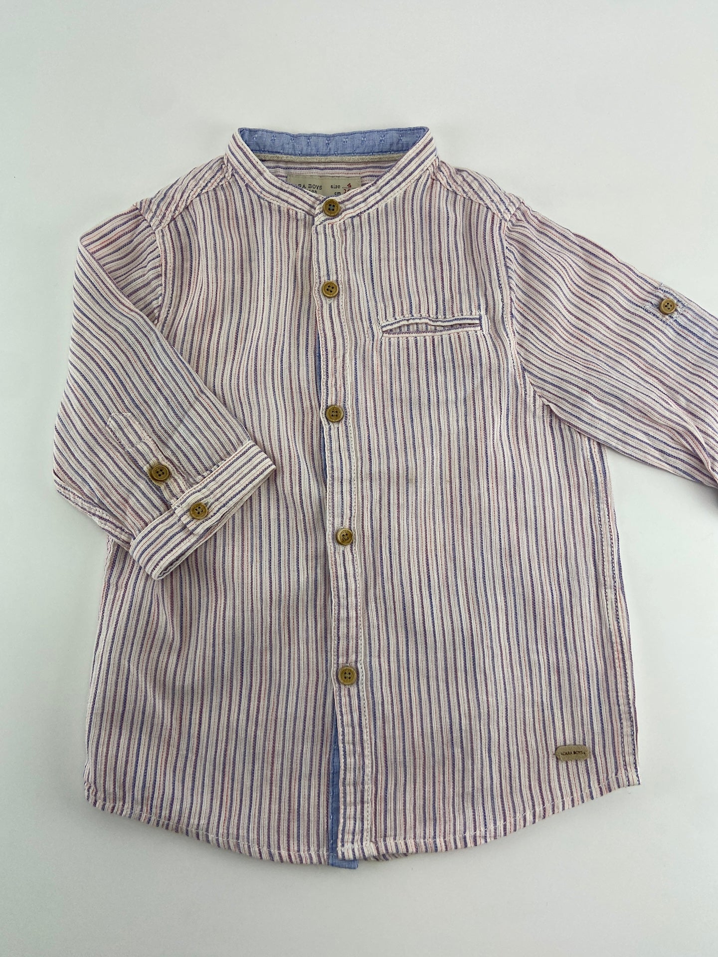 ZARA Camisa túnica de linho