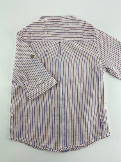 ZARA Camisa túnica de linho