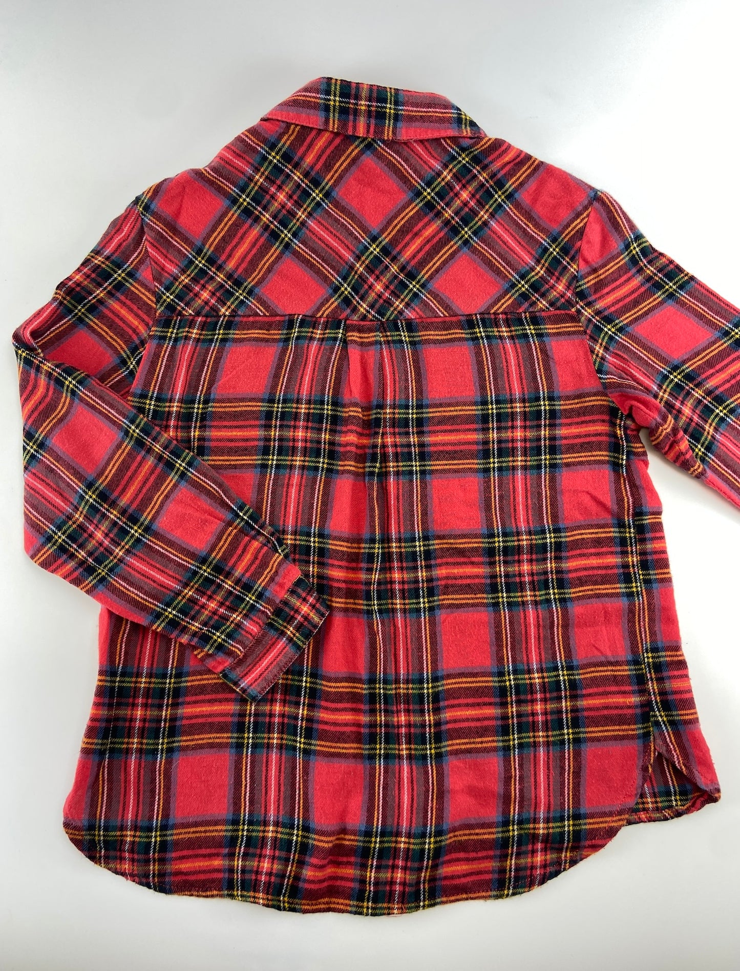 ZARA Camisa de vaiela escocesa