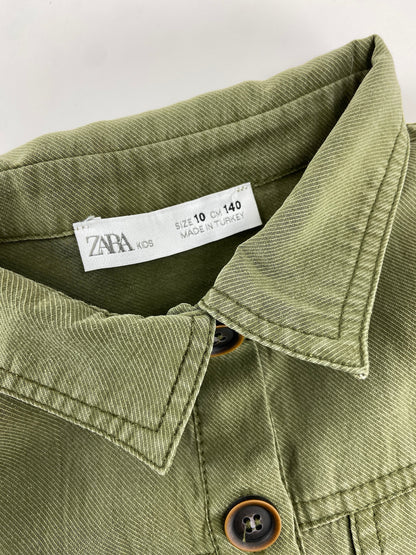 ZARA Vestido camiseiro