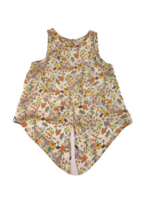 ZARA Top fluido estampado
