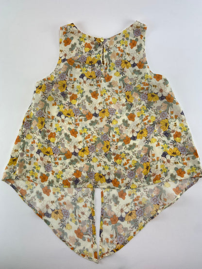 ZARA Top fluido estampado