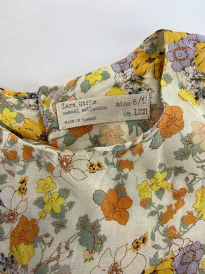 ZARA Top fluido estampado