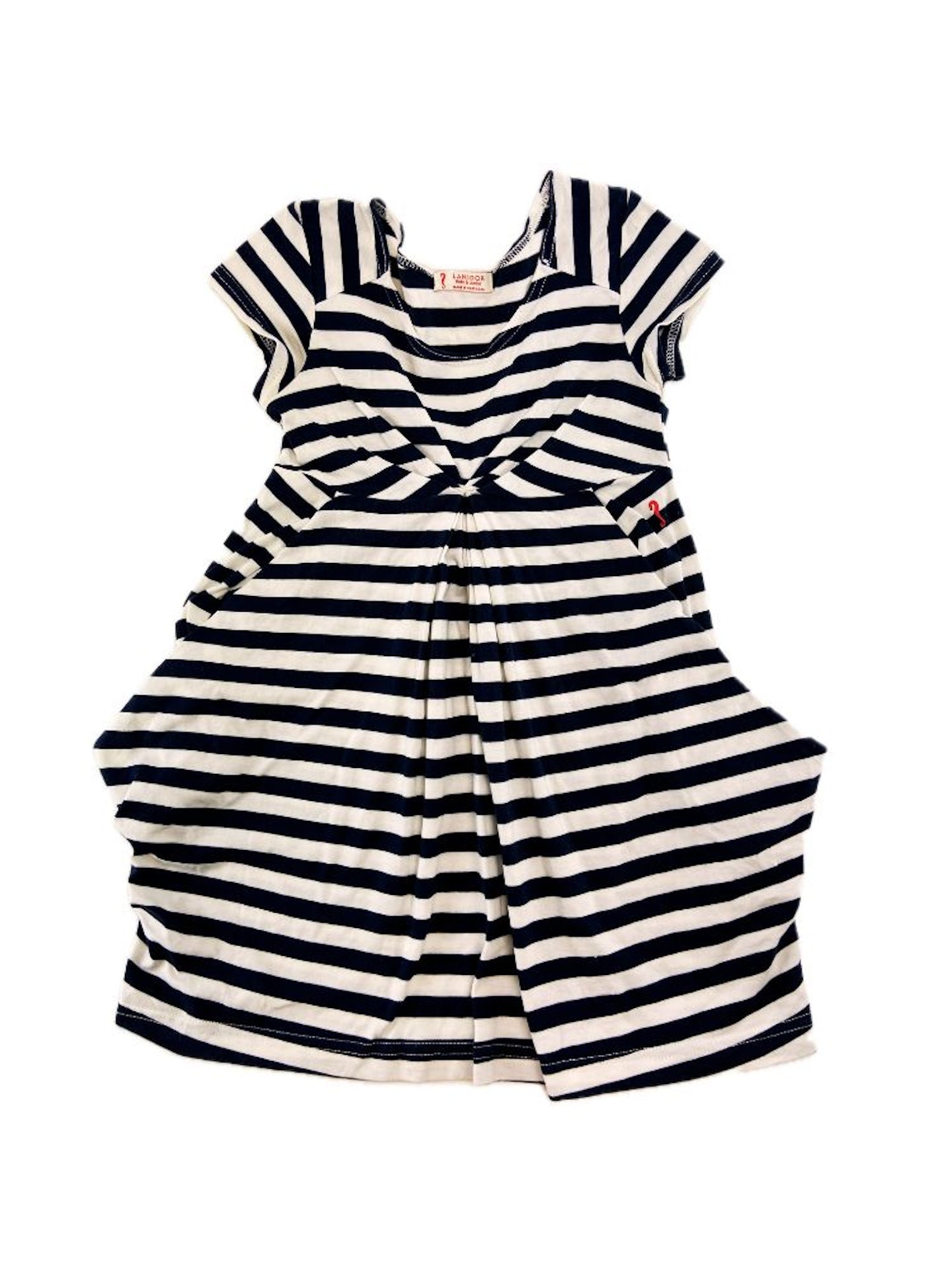 LANIDOR Vestido de riscas com bolsos