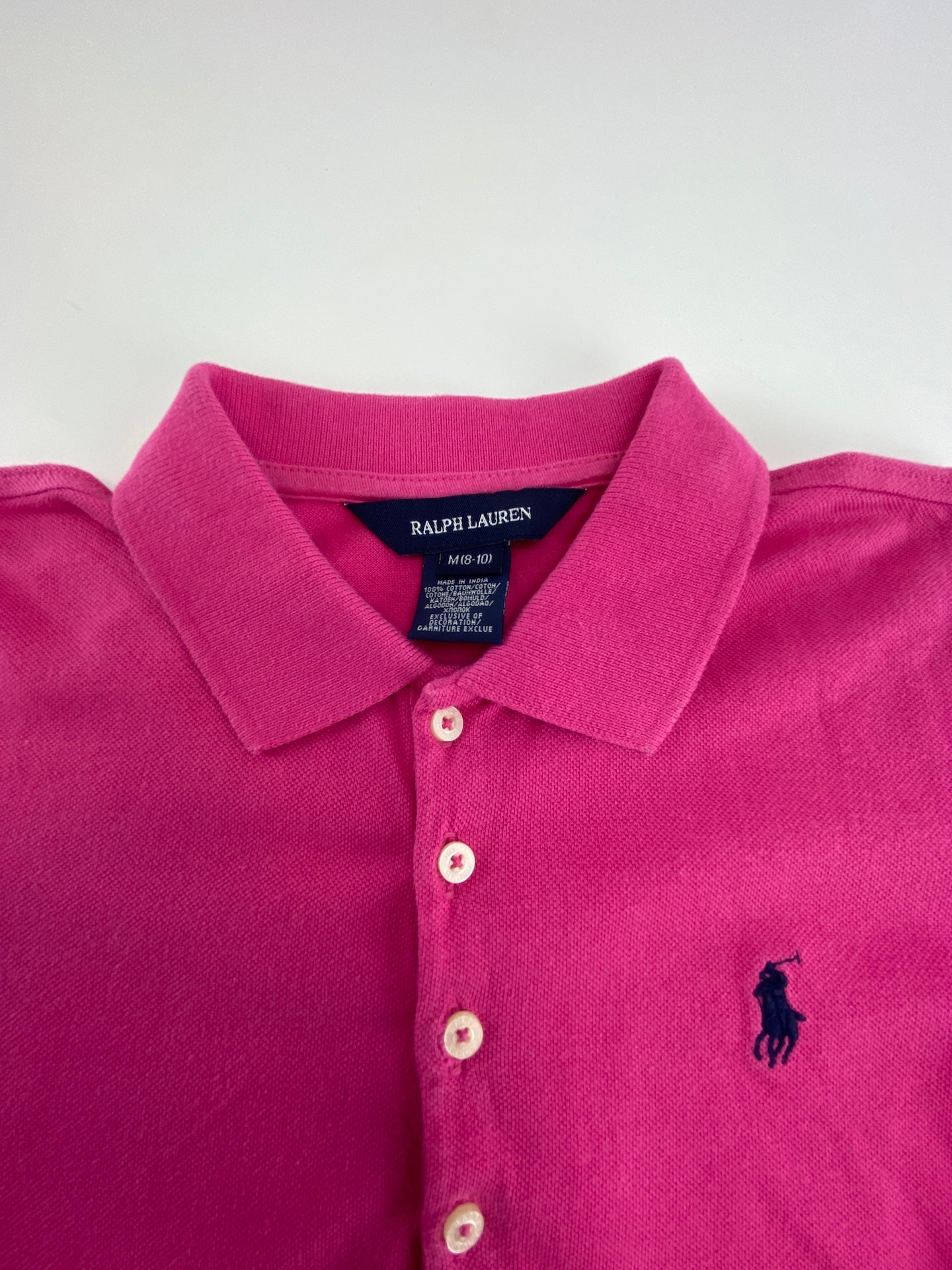 RALPH LAUREN Vestido polo com folho
