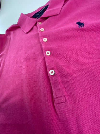 RALPH LAUREN Vestido polo com folho