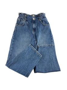 ZARA Calças de ganga paperbag