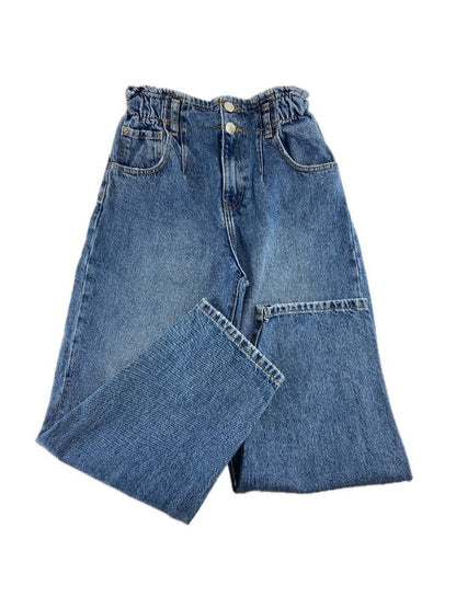 ZARA Calças de ganga paperbag