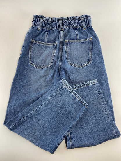 ZARA Calças de ganga paperbag