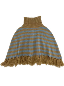 LANIDOR Poncho de gola alta