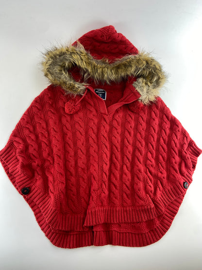 LANIDOR Poncho com capuz