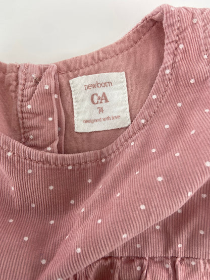 C&A Saia vestido em bombazine