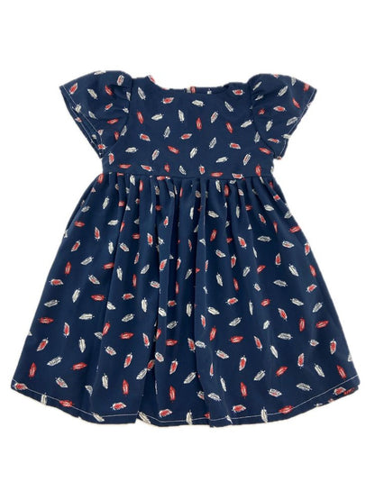 Vestido em tecido fresco