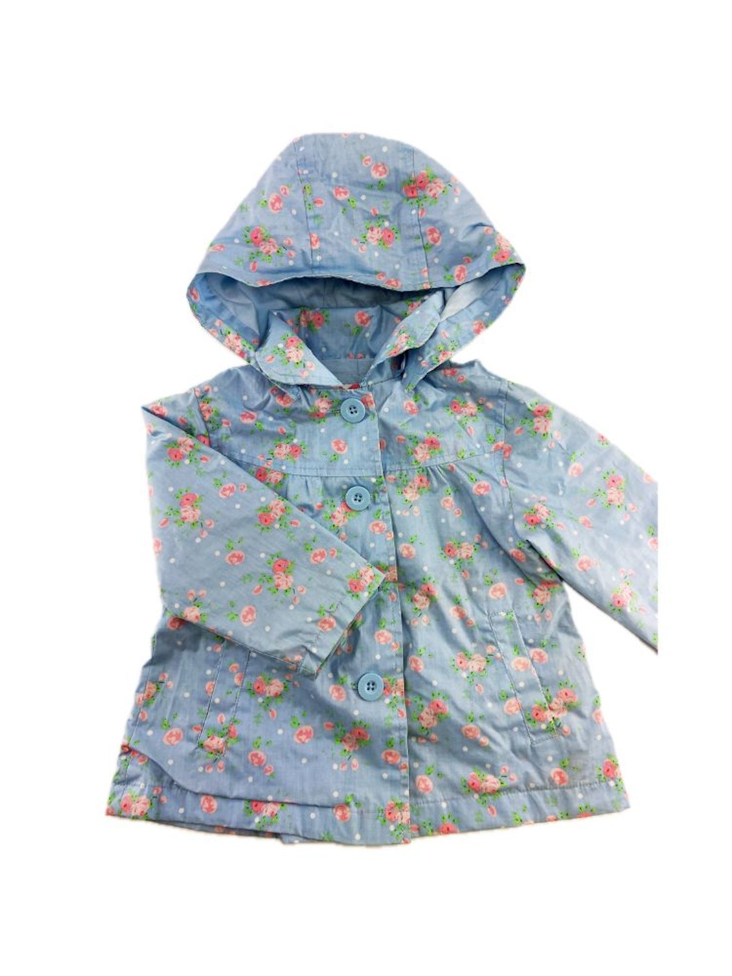 ZIPPY Parka Gabardine com flores