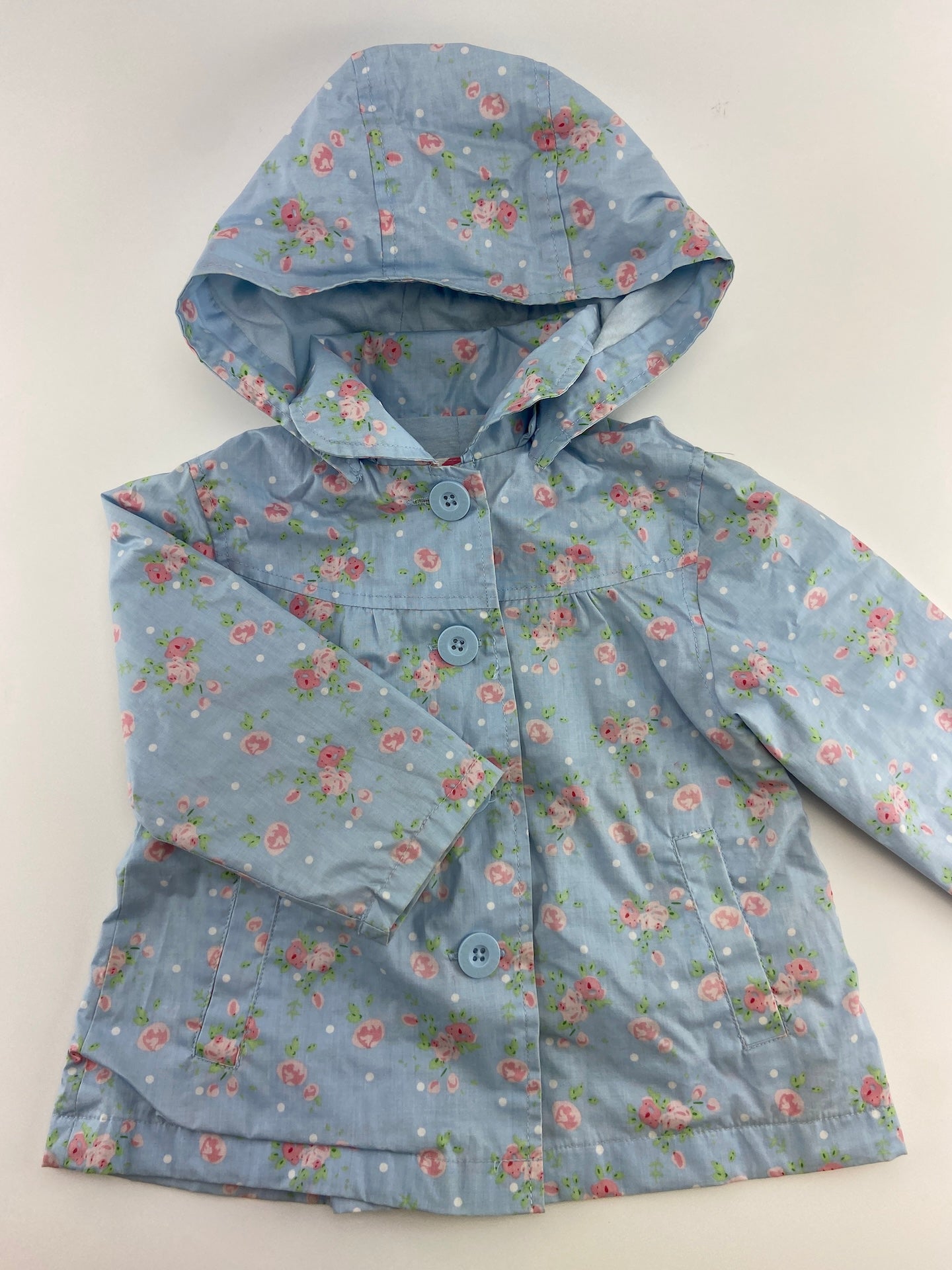 ZIPPY Parka Gabardine com flores