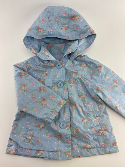 ZIPPY Parka Gabardine com flores