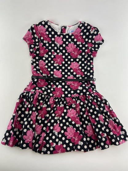 MAYORAL Vestido de flores com cinto