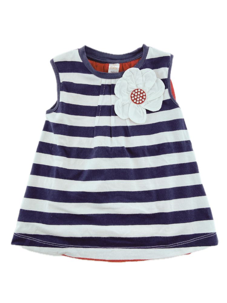 TCHIBO Vestido às riscas