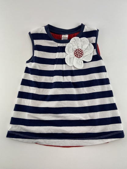 TCHIBO Vestido às riscas