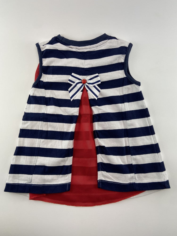 TCHIBO Vestido às riscas