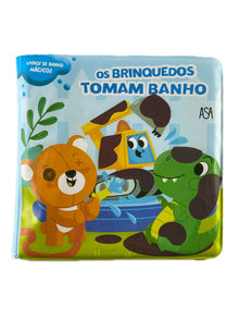 Os brinquedos tomam banho