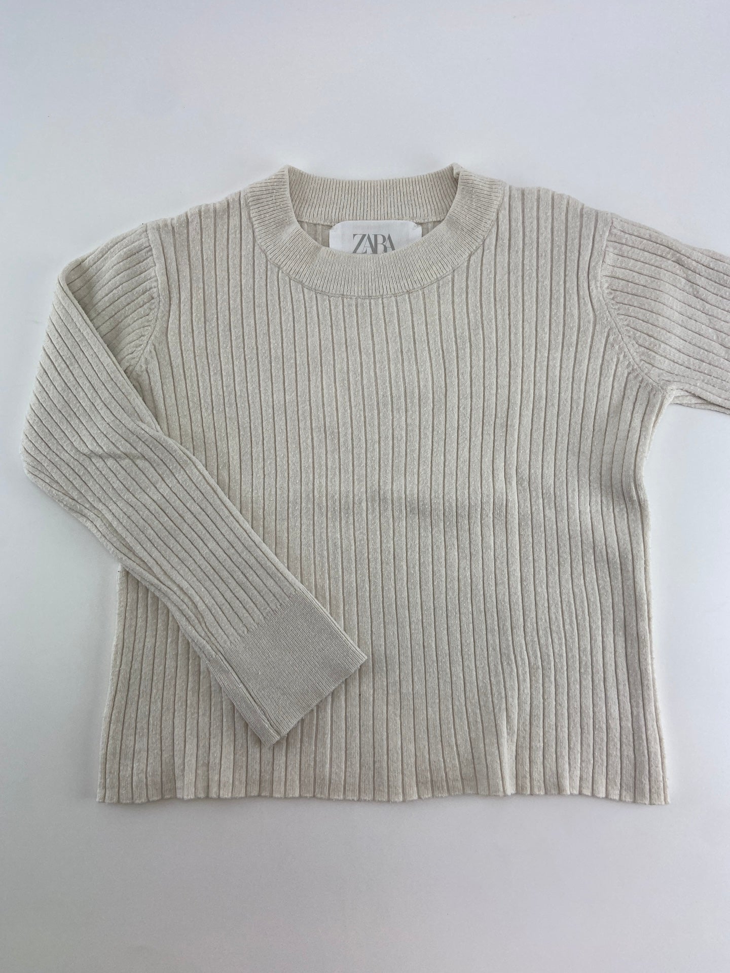 ZARA Camisola de malha canelada