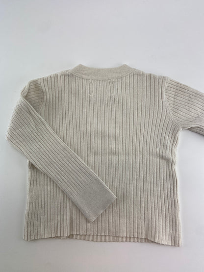 ZARA Camisola de malha canelada