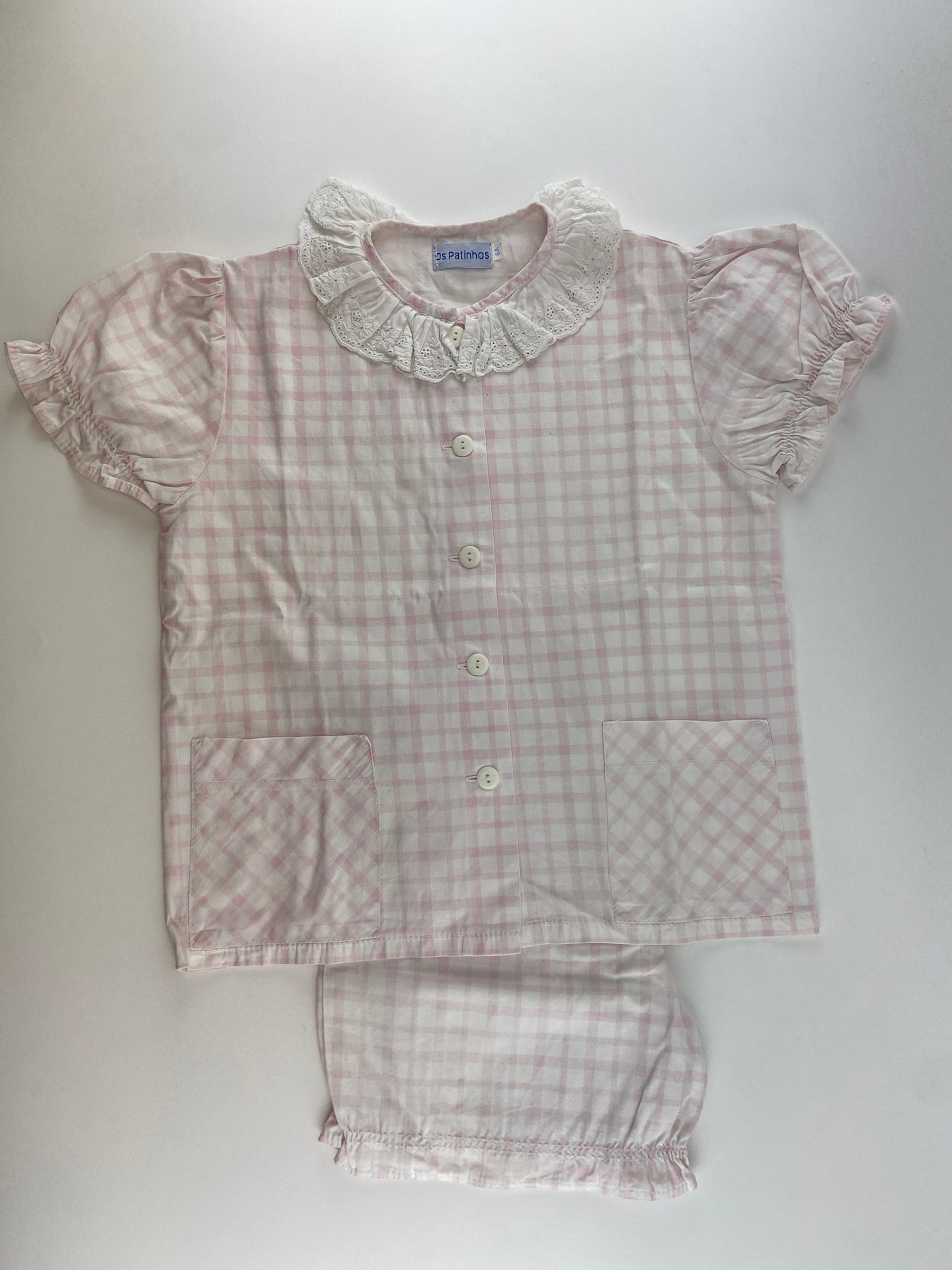PATINHOS Pijama de verão com golinha
