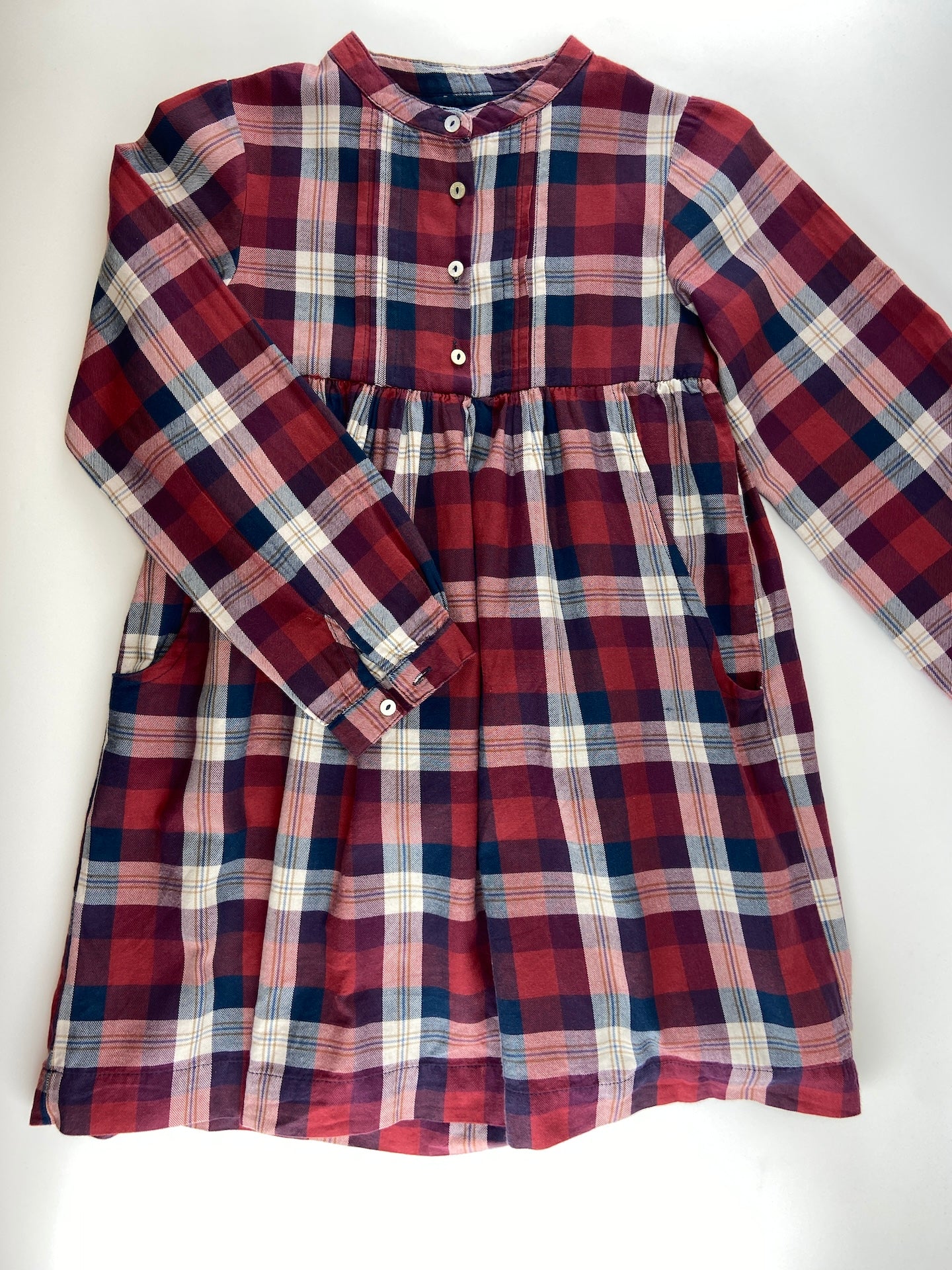 ZIPPY Vestido de vaiela escocês