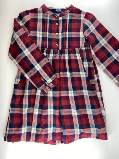 ZIPPY Vestido de vaiela escocês