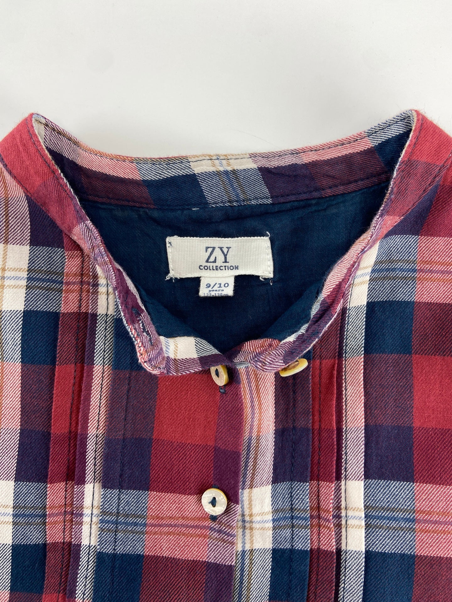 ZIPPY Vestido de vaiela escocês