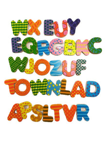Conjunto de 35 letras magnéticas