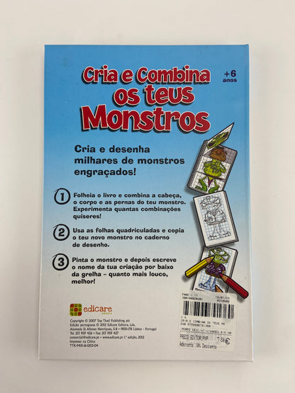 Cria e combina os teus monstros