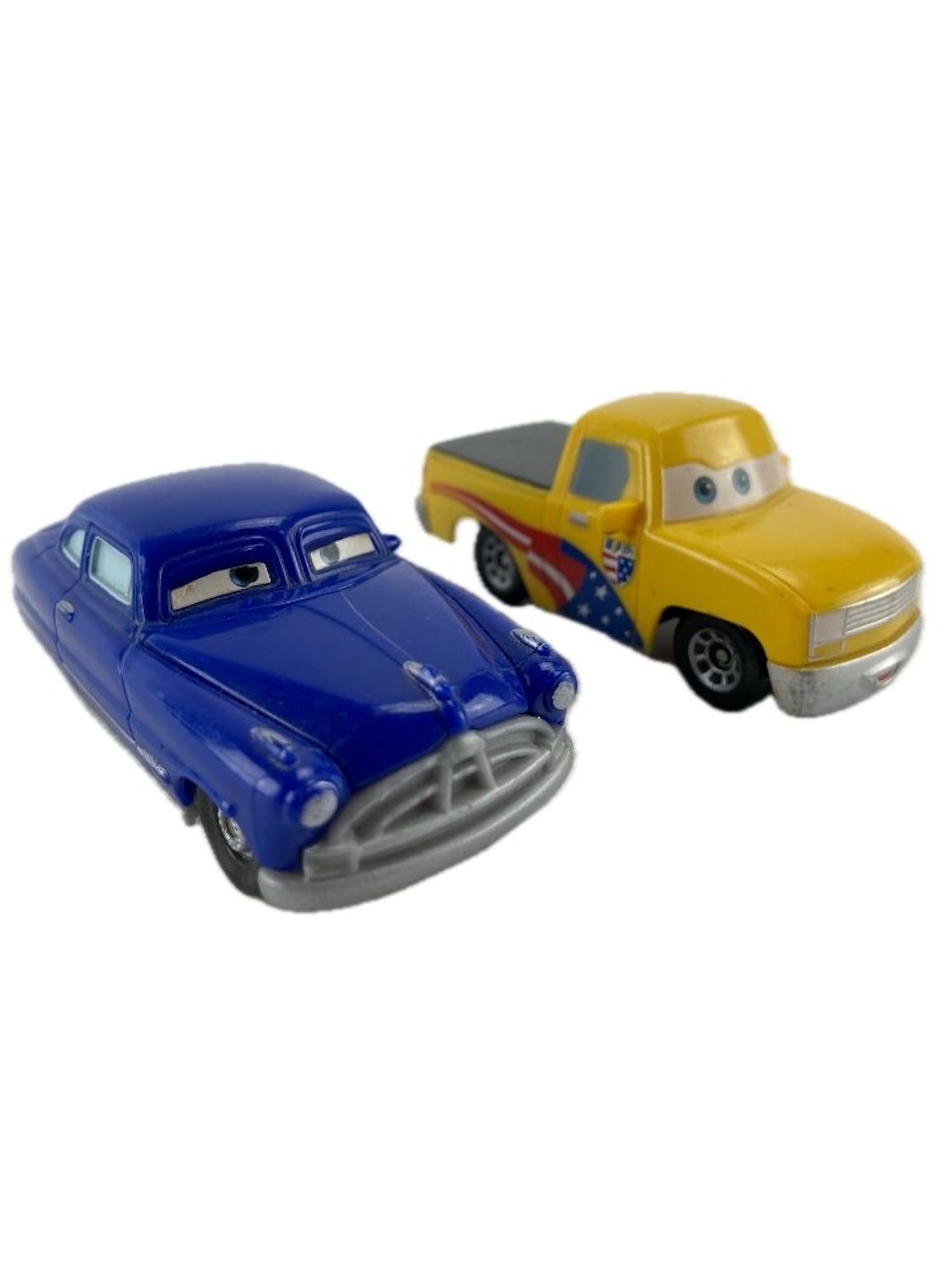 DISNEY Doc Hudson e John Lassetire do Filme McQueen