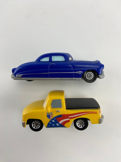 DISNEY Doc Hudson e John Lassetire do Filme McQueen