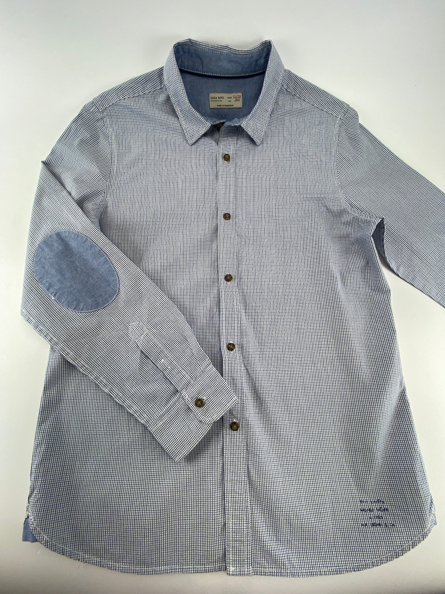 ZARA Camisa clássica aos quadrados