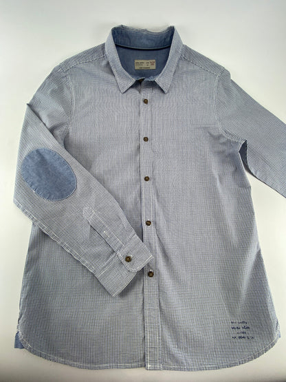 ZARA Camisa clássica aos quadrados