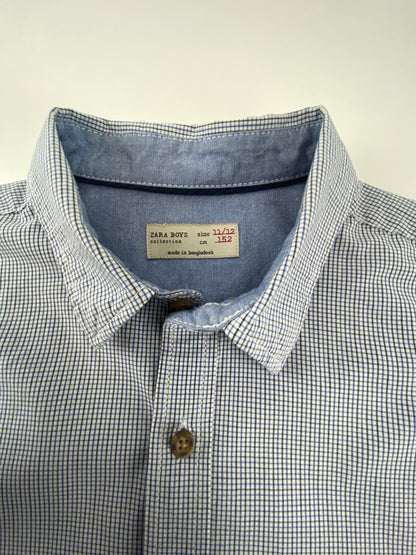 ZARA Camisa clássica aos quadrados