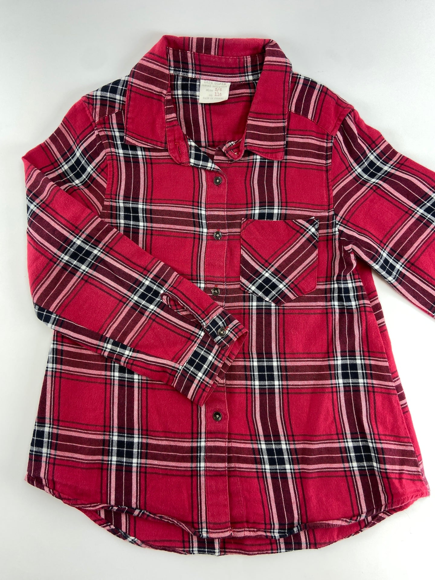 ZARA Camisa escocesa