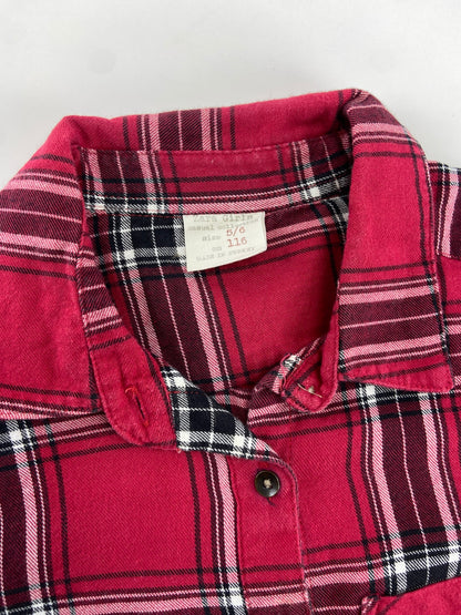 ZARA Camisa escocesa