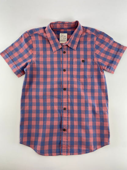 ZIPPY Camisa aos quadrados