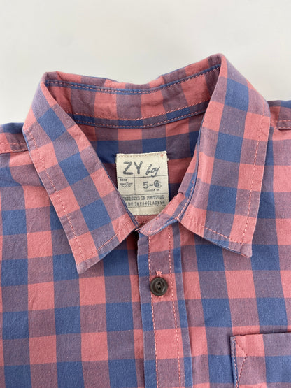 ZIPPY Camisa aos quadrados