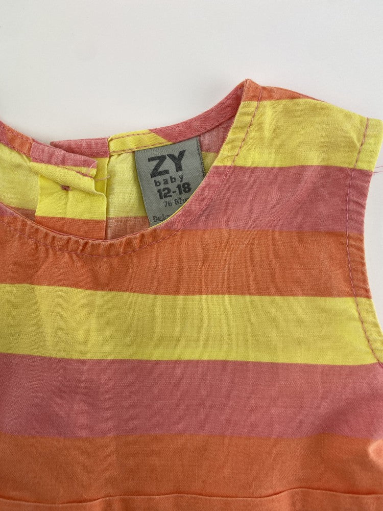 ZIPPY Vestido às riscas