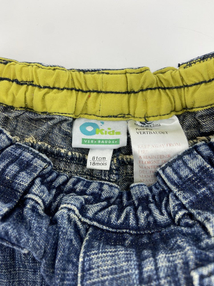 VERTBAUDET Claças de ganga com bolsos