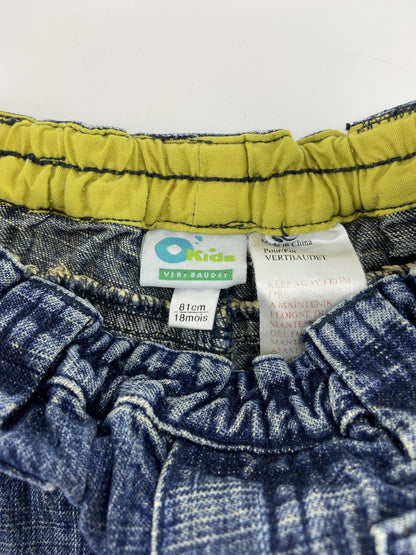 VERTBAUDET Claças de ganga com bolsos