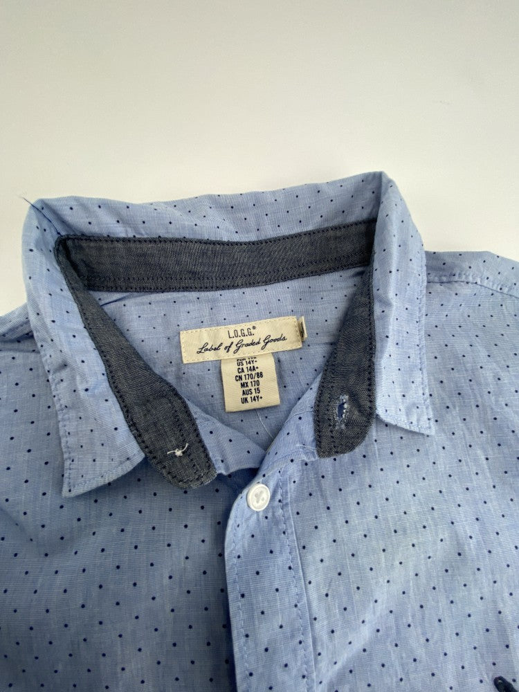 H&M Camisa às bolinhas