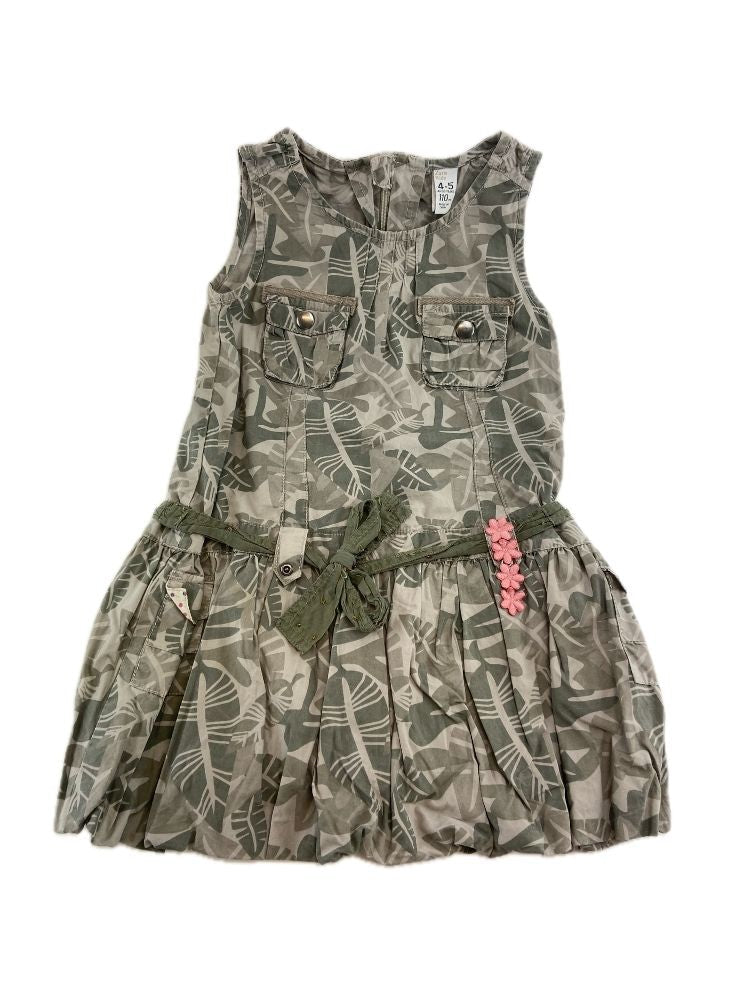 ZARA Vestido camuflado