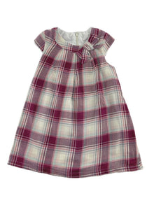 GIRANDOLA Vestido em vaiela escocês